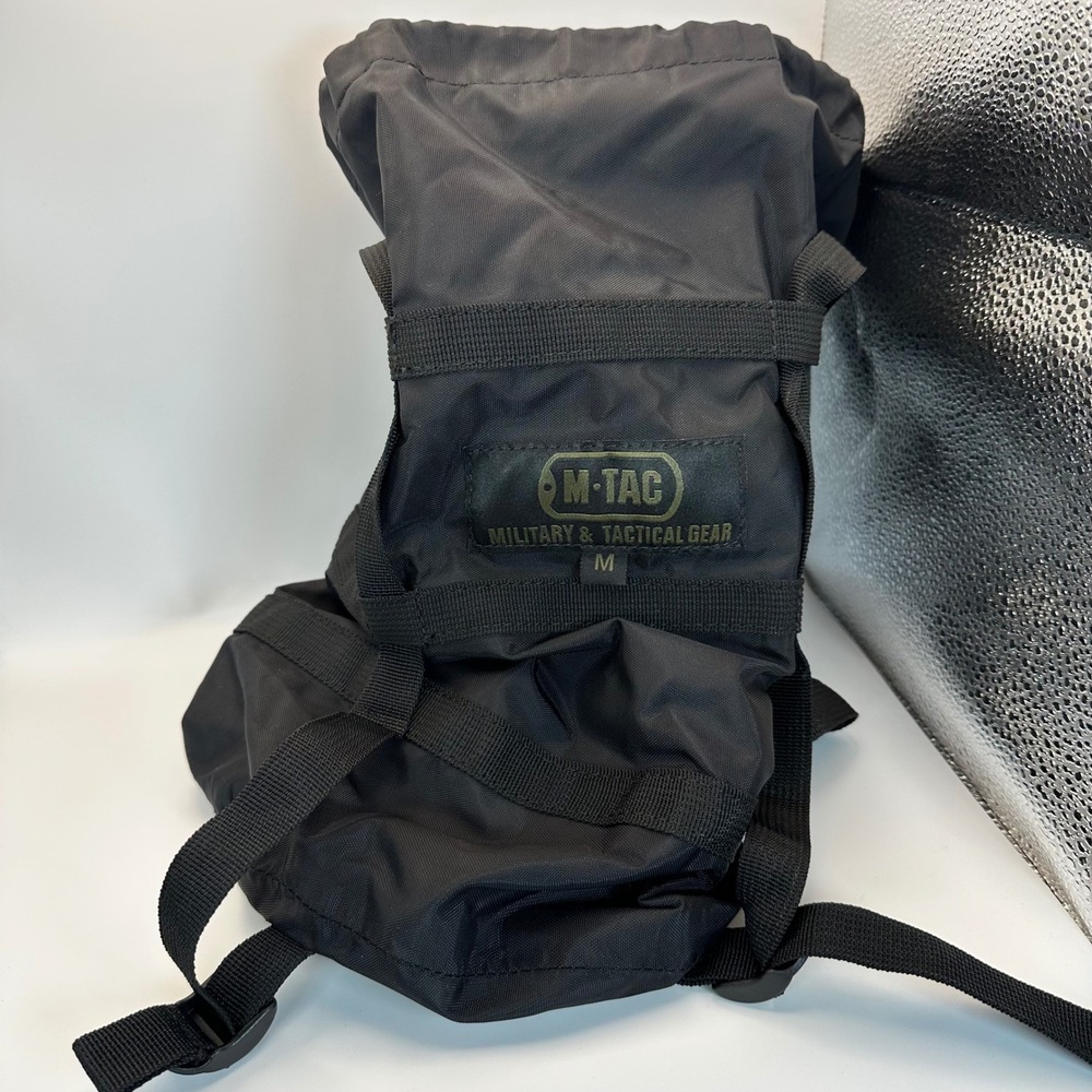 M-TAC Compression Stuff Sack Unisex M Black Tactical Military Gorpcore Bag